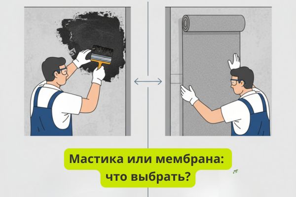 Мембрана или мастика: что выбрать фото